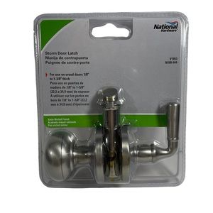 Storm Door Latch V1953 National Hardware N100-044 replacement NEW satin nickel